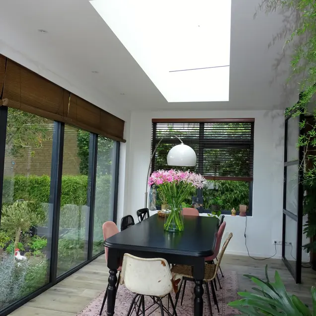 Lichtstraat in aanbouw