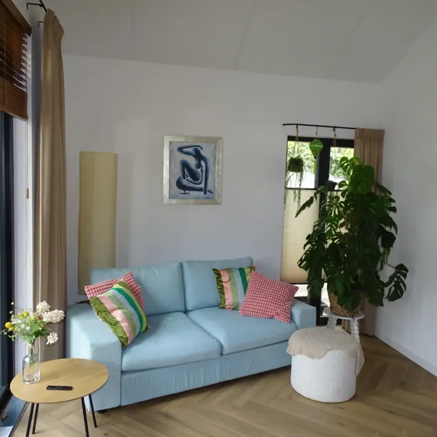 Binnenkant gastenverblijf